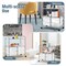 4-Drawer Utility Cart with Locking Wheels and Handles Mobile Storage Shelf for Kitchen and Bathroom Salon